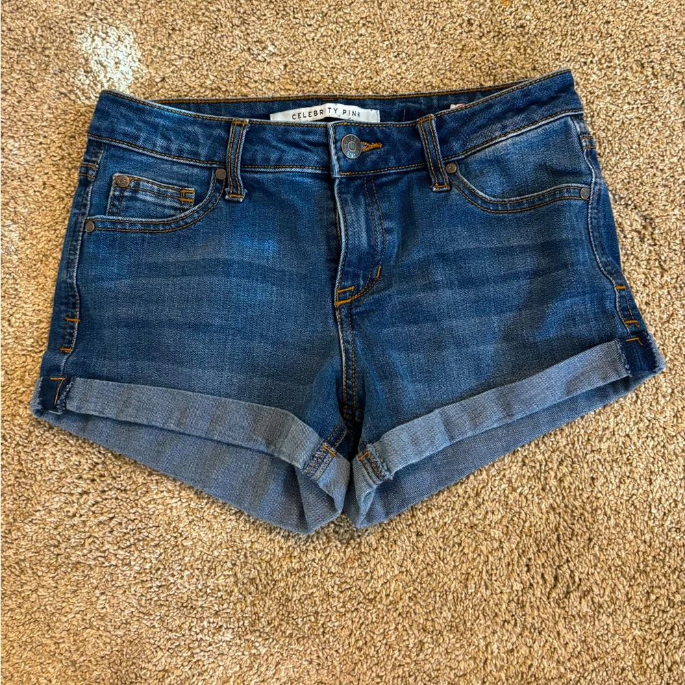 Celebrity Pink Jean Shorts. Size 3.
